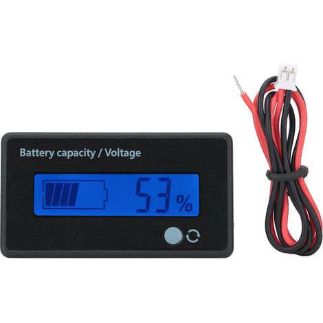 Moniteur de capacité de batterie LCD HTN GY-6GD PCB avec alarme clignotante 12-84V bleu (1/5)