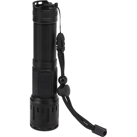 Lampe torche LED ultra-lumineuse à 7 modes, étanche et rechargeable, idéale pour les promenades et l'entretien des chiens. (1/5)