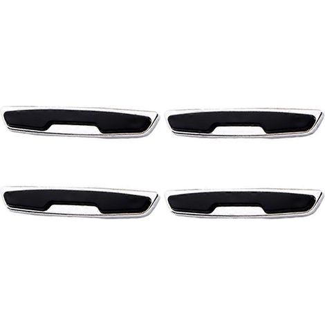 4 Stück universelle Autotür-Kratzschutzleisten, Eckenschutzleisten, Stoßstangenschutzleisten-9.52cm-Black (1/3)