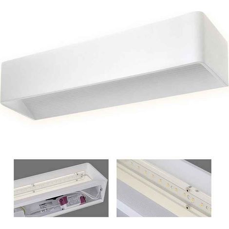 Lampada da parete edna 1x12w led 1032lm 3000k l.36,5xan.10xh.8cm arena