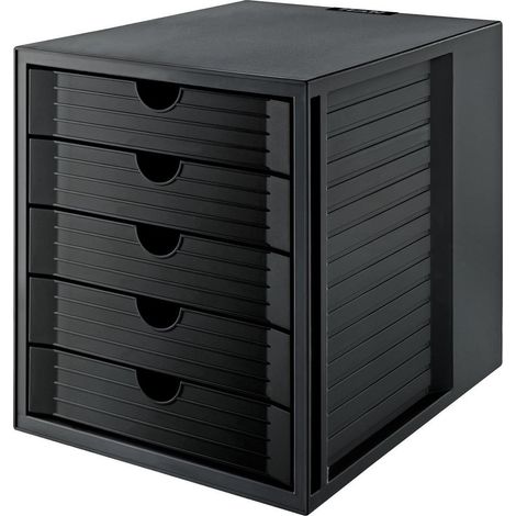 Han Systembox Karma scatola portadocumenti nera 34 cm