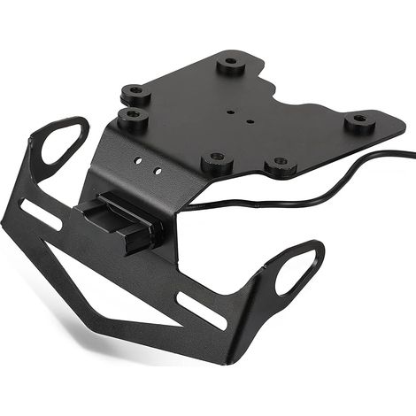 Support de Plaque d'immatriculation de Moto en Acier Inoxydable XTZ 700 XT690Z pour T7 Rallye 2019 2020 2021 (1/5)