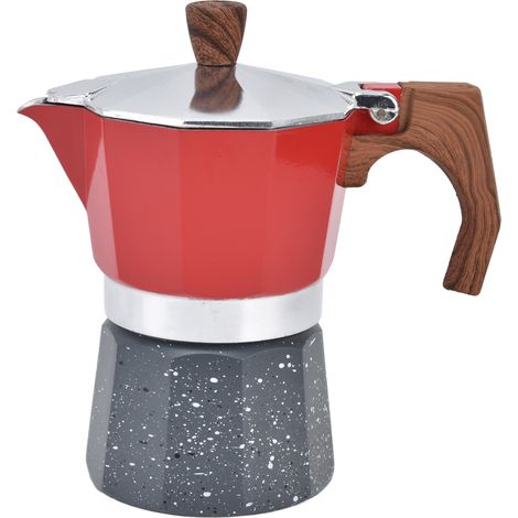 Cafetière Octogonale Épaissie pour 6 Tasses - Idéale pour Camping, Maison et Bureau (1/5)