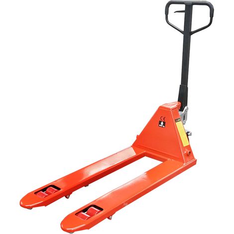 Transpallet manuale 2500 kg con ruote in poliuretano (silicone) - birullo