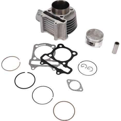 Zylinderkopf-Reparatursatz mit Kolben, Dichtung, Feder und komplettem Zylinder aus Aluminiumlegierung für GY6 150cc Roller, Überholungssatz (1/5)