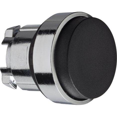 tête bouton poussoir - dépassant - noir - schneider harmony zb4bl2 (1/4)