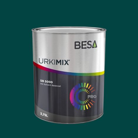 Pot de peinture Polyuréthane / bi composant Vert Bleu RAL 6004  Satin - 250 gr
