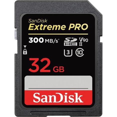 Carte mémoire SDHC SanDisk Extreme PRO UHS II 32 Go