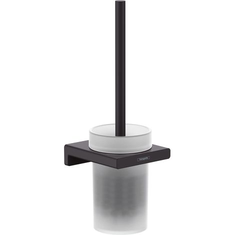 Porte-brosse WC mural Noir mat (1/5)