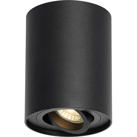 Smart Ceiling Spotlight Black Adjustable Incl. Wifi GU10 - Rondoo Up