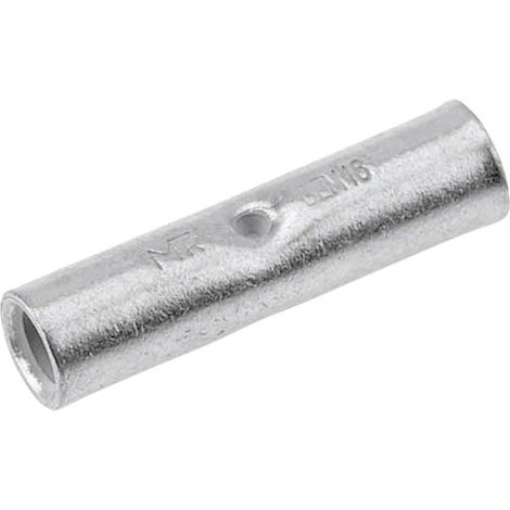Cimco 180904 Stoßverbinder   2.50 mm² Unisoliert Metall 1 St.