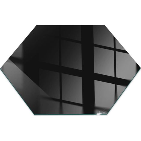 Plaque pare-feu en verre trempé pour cheminée protection du sol contre la chaleur Couleur Graphite foncé h40 cm (1/5)