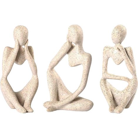 Statue Design Moderne, Statuette Sable Maison & Bureau, Sculpture Intérieur Abstraite, Objet Décor Salon & Intérieur - Décoration (1/5)