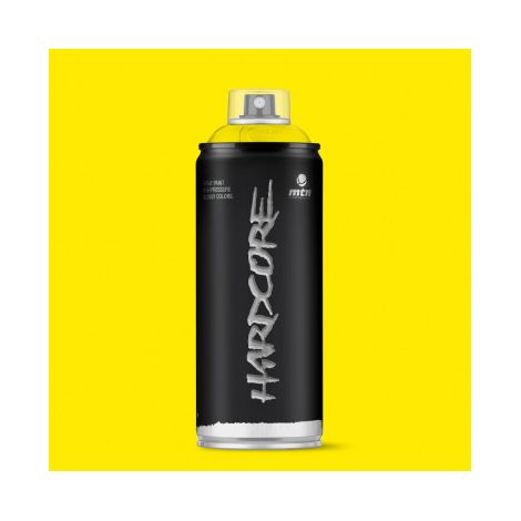 Montana Hardcore Spray |Finition Brillante | Jaune clair 400ml | Montana Colors (1/2)