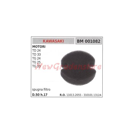 Spugna filtro aria KAWASAKI motore TD 24 33 TG 24 25 33 001082
