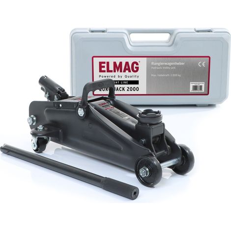 ELMAG Rangierwagenheber EURO JACK 2000 in Transportkoffer (1/3)