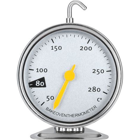 Thermomètre de Cuisson Monocouche en Acier Inoxydable pour Four et Pâtisserie (1/5)