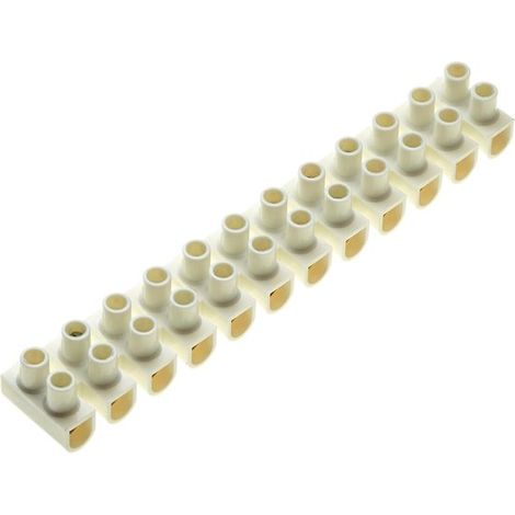 Morsetto di giunzione - Morsetto di connessione - Morsetti per cavi a 12 porte, in plastica, morsetti di messa a terra senza viti (1/2)