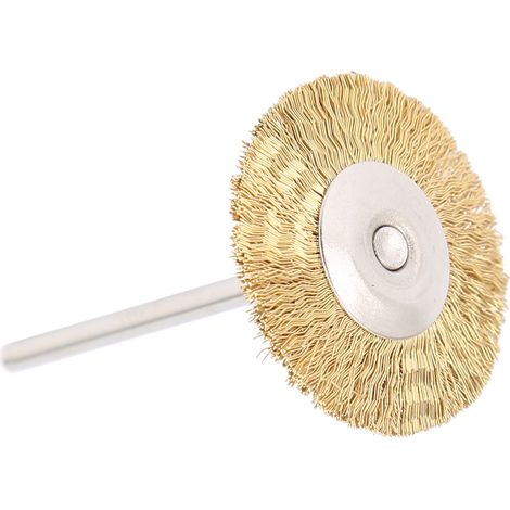 Brosse de nettoyage pour embout de ponceuse à ongles en forme de T, brosse de nettoyage pour tête de meulage en fil de laiton, outil de manucure (1/5)