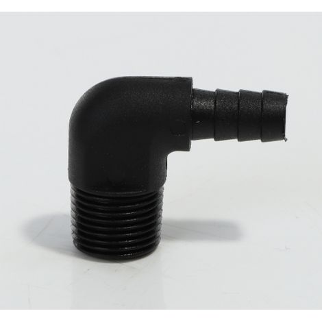 90° Knie PVC schraubbar zu Kühlmittelpumpe (TT 90 mm)