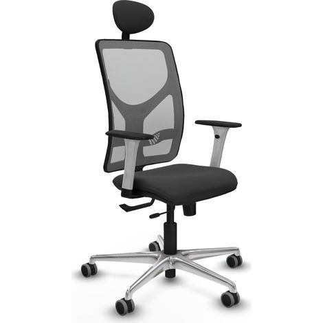 Chaise de bureau piqueras y crespo Motilla blanc support lombaire (1/2)