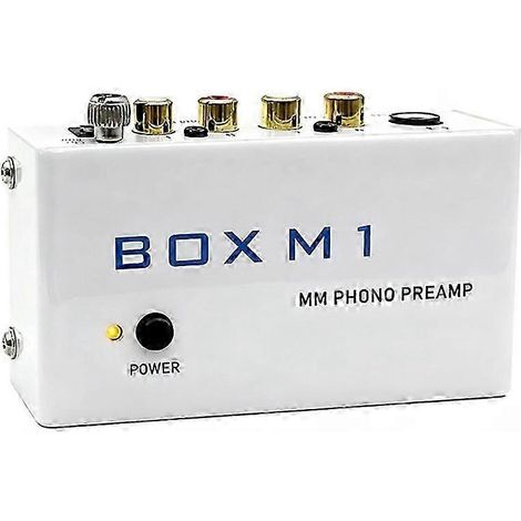 BOX M1 Vorverstärker für Plattenspieler Phono-Verstärker Grammophon-Plattenspielerverstärker US-Stecker-JXLGV (1/5)