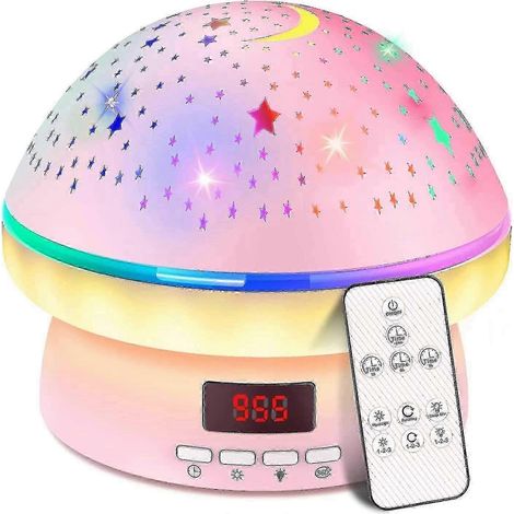 Jouets pour filles 2024 pour enfants de 2 à 8 ans, veilleuse avec minuteur et projecteur d'étoiles pour enfants de 3 à 8 ans (1/5)