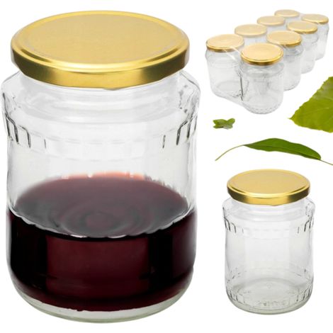 Tarros de cristal Tragar para conservas con tapa, 720 ml x 8 unidades (1/5)