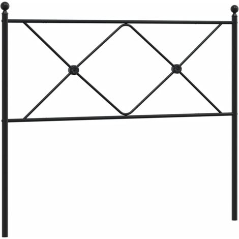 Tête de lit,Panneau décoratif métal noir 107 cm CFW6114392 (1/5)