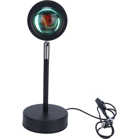 Lampe de projection LED USB ambiance lumineuse chambre fond décoration multicolore (1/5)