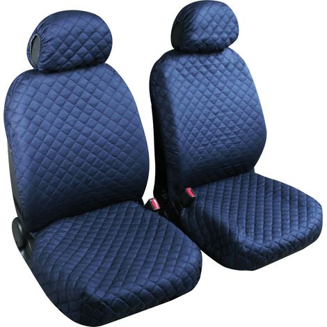 Biba, Coppia Coprisedili Anteriori In Cotone, Universali - Blu (1/2)