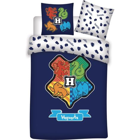 Harry Potter Bettwäsche – 100 % Bio-Baumwolle für Fans 140x200 cm