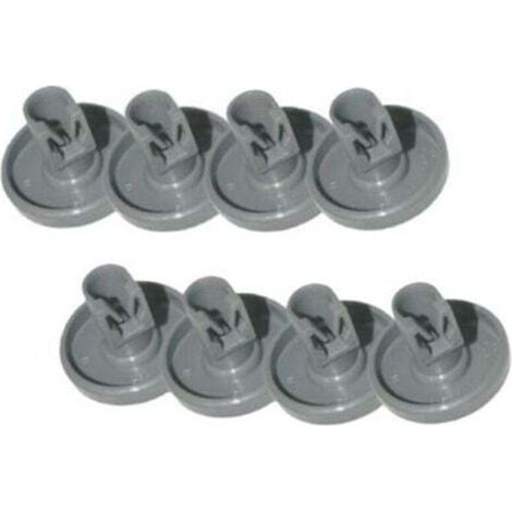 Dishwasher wheel pulleys, 8 pieces, 40 mm diameter, high-quality and durable replacement parts, suitable for Siemens, Bosch, Beko, Neff (1/4)