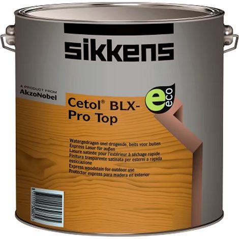 Sikkens – Lasure microporeuse satinée pour bois extérieur 2,5L – Protection UV – Séchage rapide – Pour bois dur et teck