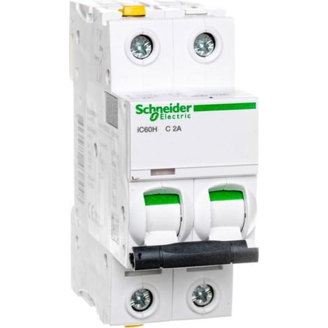 Schneider Electric A9F07202 interruptor automático blanco 2 polos 400V