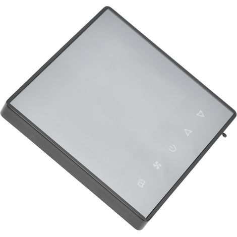 Thermostat numérique avec écran LCD tactile, régulateur de température intelligent pour climatiseurs, idéal pour la maison et l'hôtel, 220 V, noir (1/5)