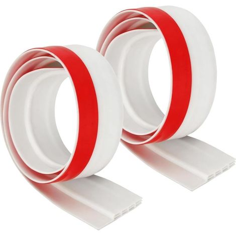 GDHZS- Blanc Joint de Porte, Boudin Porte, Boudin de Porte Isolant Phonique Porte 400cm,Isolation Thermique et Phonique,Protection Contre Courants d'Air (1/5)