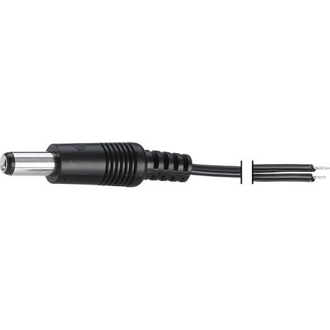 VOLTCRAFT 93025c200 Niedervolt-Anschlusskabel Niedervolt-Stecker - offene Kabelenden 5.5 mm 2.1 mm