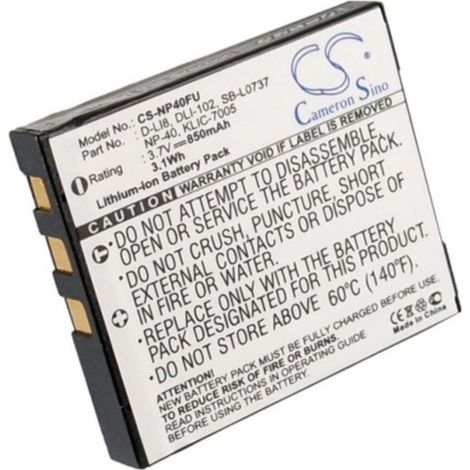 Bater a para Benq DC X600 etc