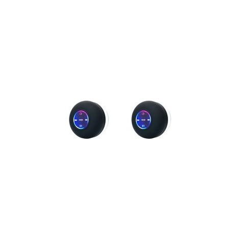 Adapté aux enceintes mains libres étanches, avec lumières LED et microphones à ventouse, idéal pour les salles de bains, les piscines et les plages.