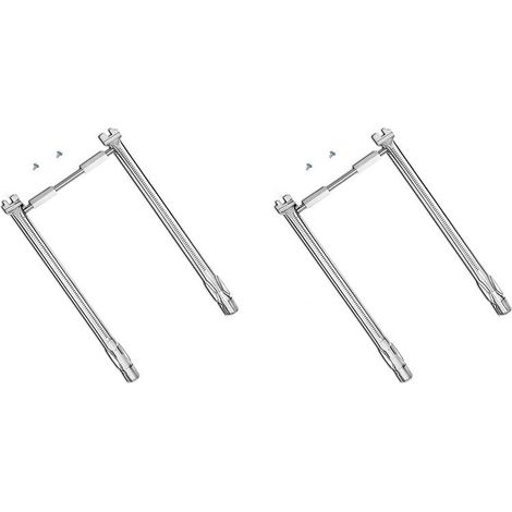 2x 304 Edelstahlbrenner 69785 Grillbrennerrohr Ersatzteile für Spirit E-210 E-220 S-210 S-220 BBQ