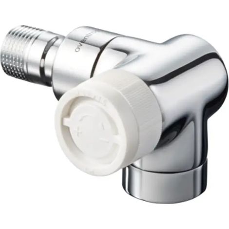 OVENTROP Válvula termostática E angular-esquina derecha DN 15, Rp 1/2 x R 1/2, PN 10, cromada, 1163453