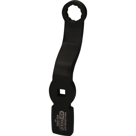 KS Tools - Clé à frapper coudée 24mm pour raccords d'étriers de frein - 460.5062 (1/5)