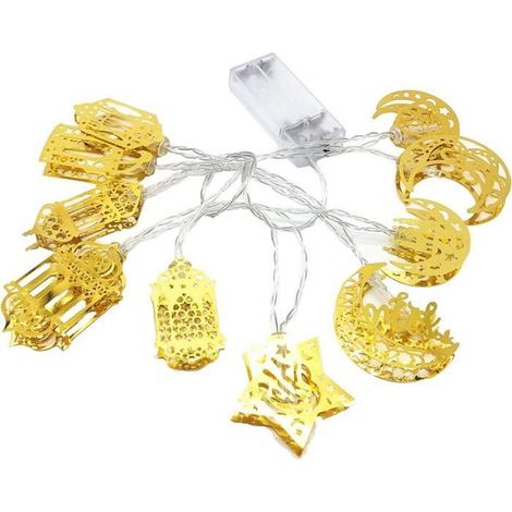 Luci decorative - ZGEER - Ramadan - 20 lampadine - Oro - Per interni (1/4)