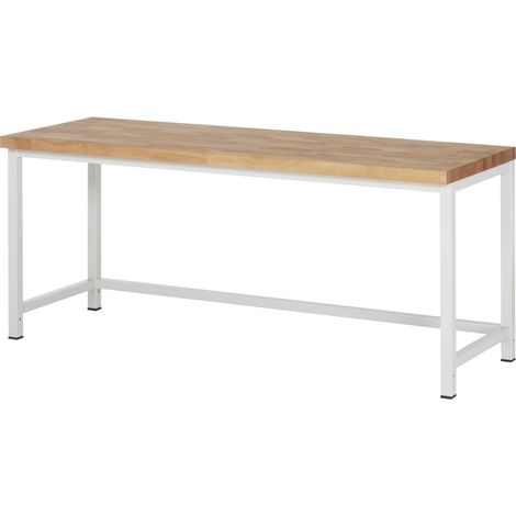 STIER Höhenverstellbare Werkbank Premium BxTxH 2000x700x840-1040mm RAL 7035 (1/5)