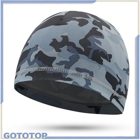Doublure De Casque - Tissu Spandex Respirant Evacuation Humidite - Pour Velo Moto Patinage Basket - Taille Unique 24x14 cm - 1 Piece (1/5)
