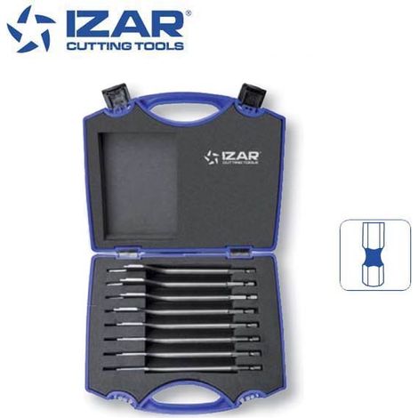 coffret 8 mèches plates Izar de 12 à 32 mm longueur 152 mm