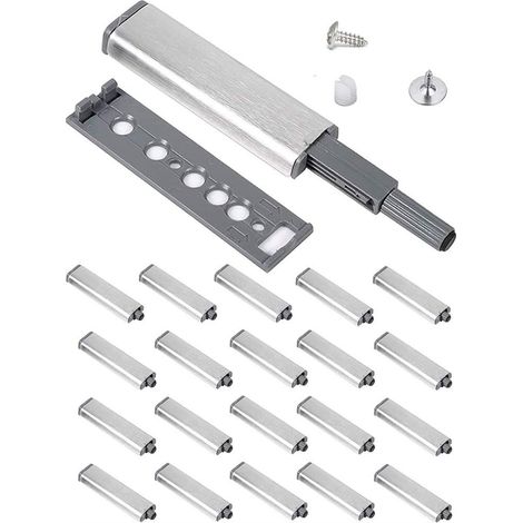 Kit di innesto ammortizzatore per sistema di apertura a spinta di ante e cassetti di armadietti (20 pezzi) (1/4)