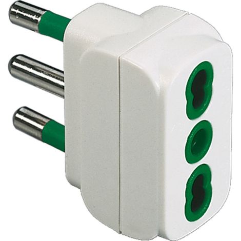 Adaptador 10/16A+T Blanco 82110 Fme