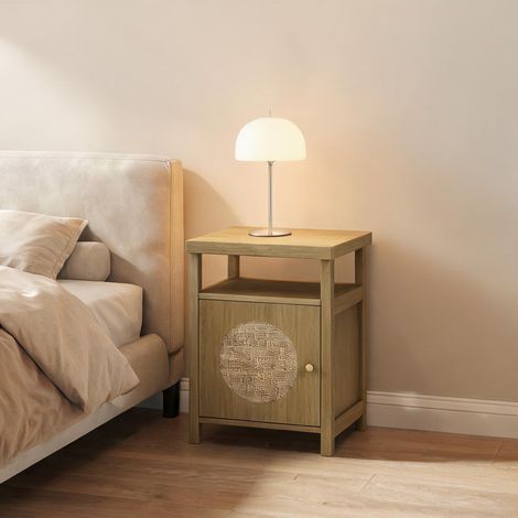 Table de chevet madeira Natural 40 x 35 x 55 cm (1/5)